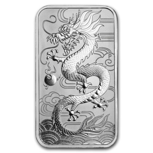 1oz 2018 Dragon Rectangular Silver Bullion Coin